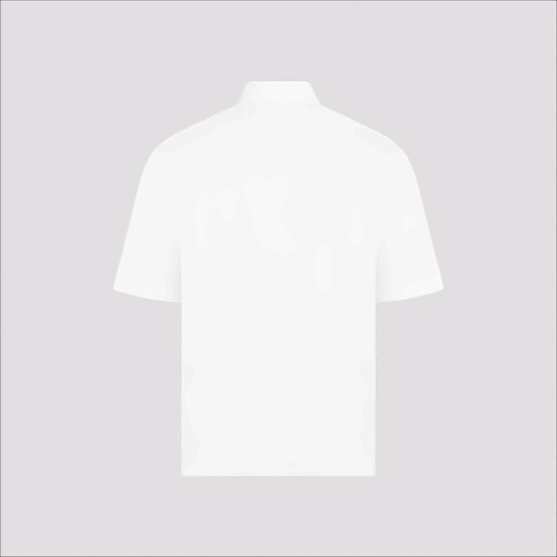 Short-Sleeved Cotton Polo Shirt with Classic Collar