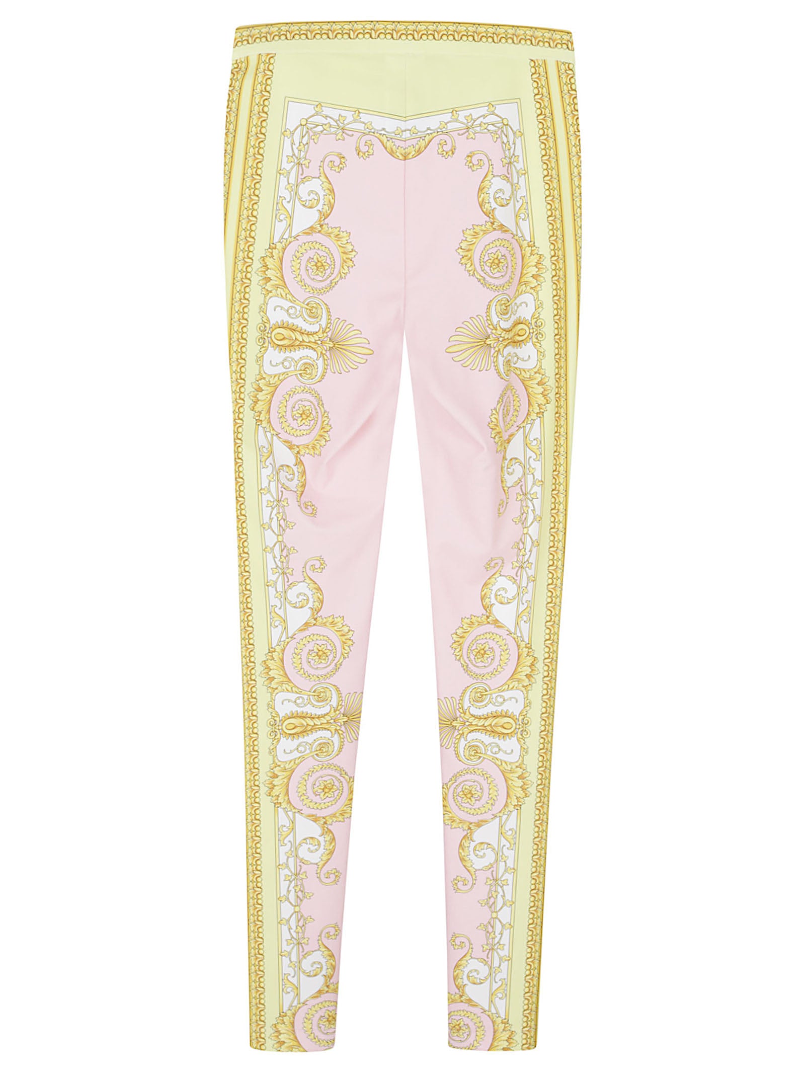 Fitted Pink Lycra Leggings