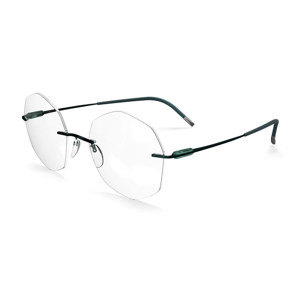 5561/Lh Geometric Rimless Titanium Sunglasses