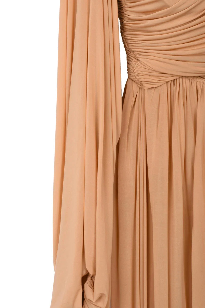 One-Shoulder Dress - Old Rose
