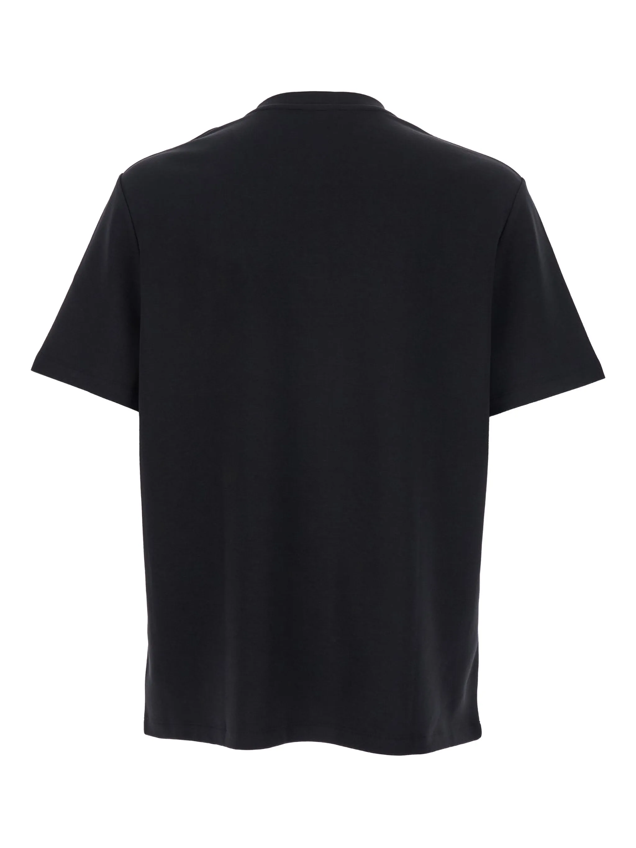 Black Loose Ss Boxy Cotton T-Shirt