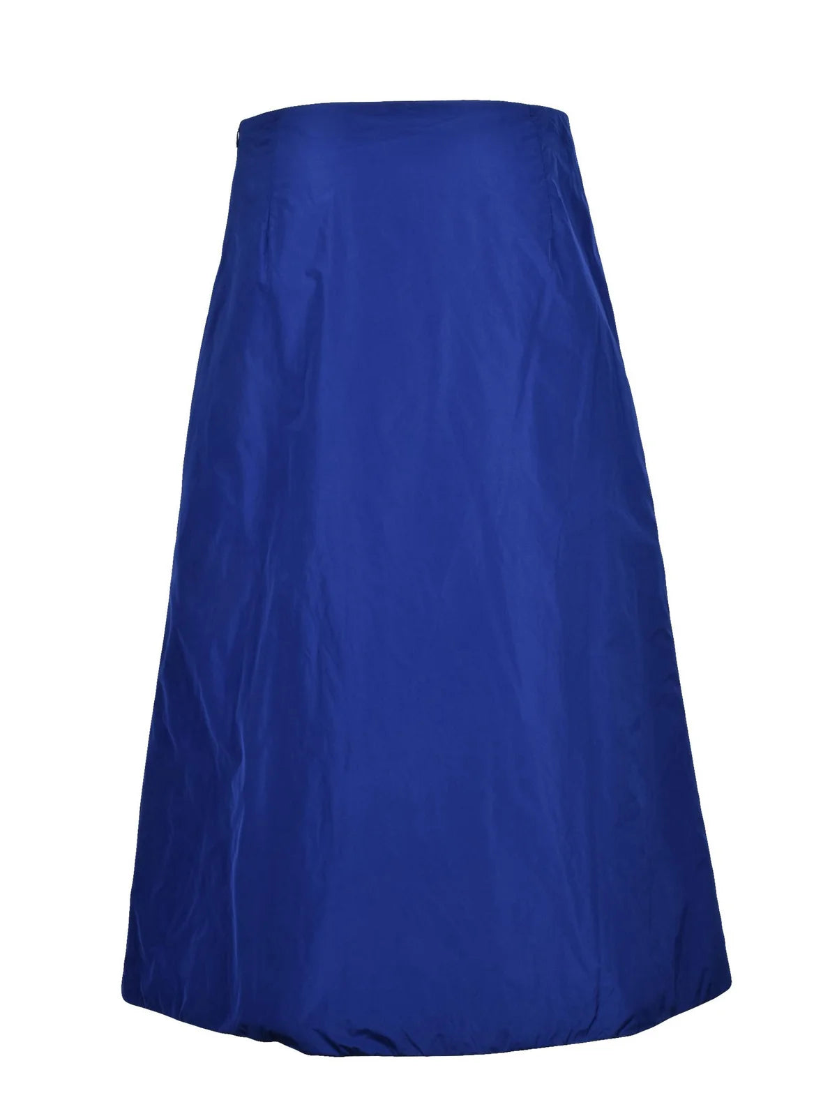 Royal Blue Polyester Women's Padded Maxi Skirt