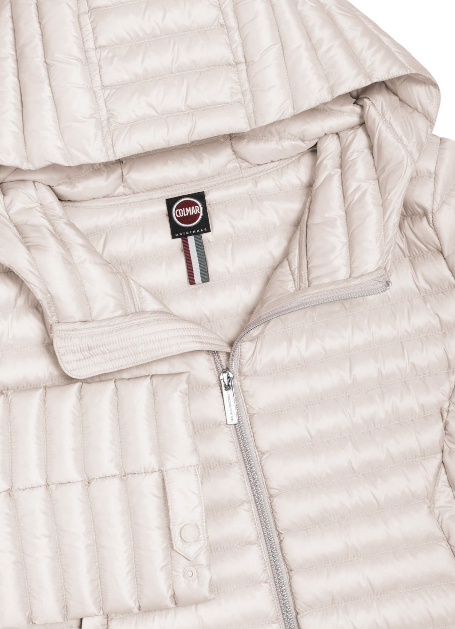 A-Line Quilted Cape With Fixed Hood