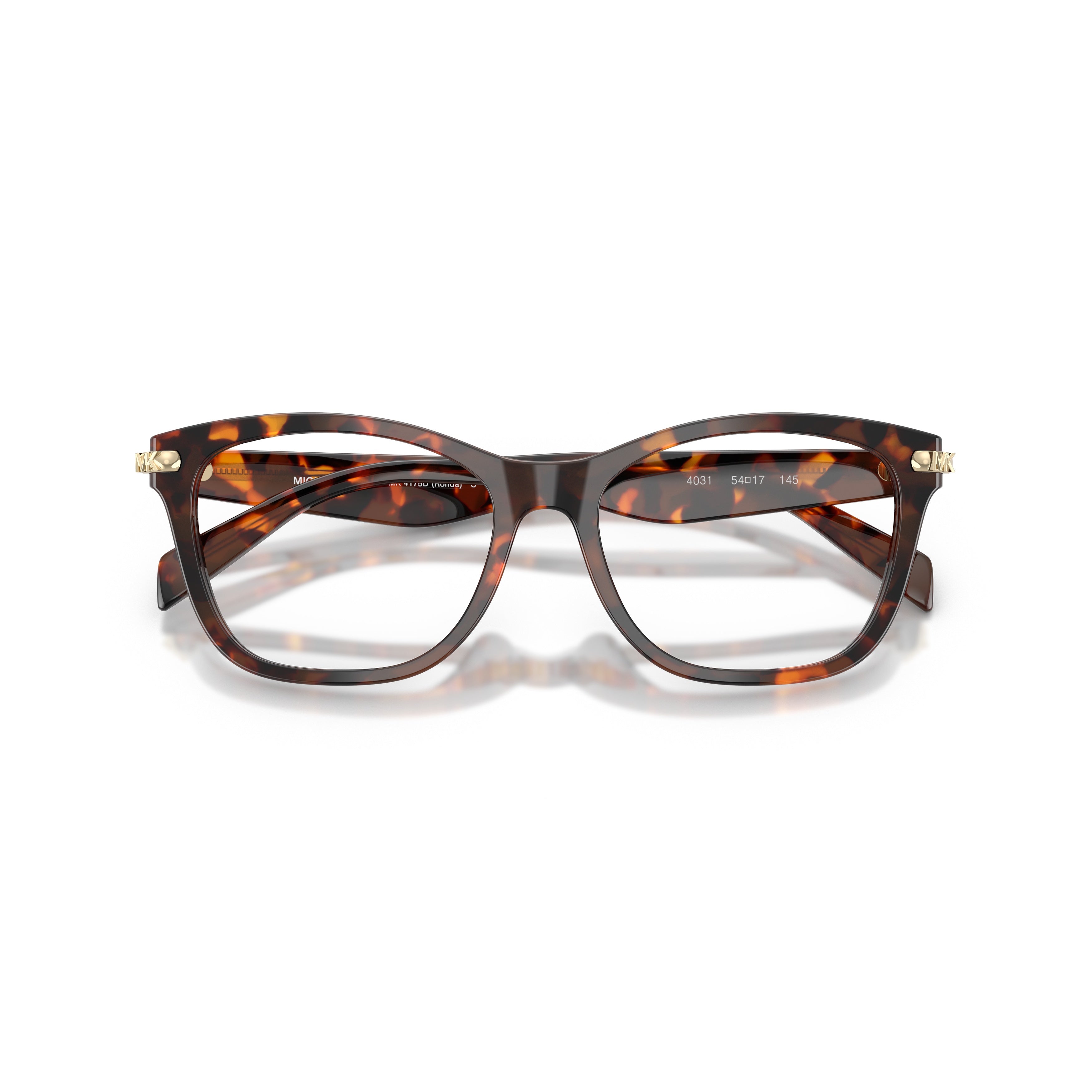 0mk4175d Classic Tortoiseshell Acetate Eyeglasses with Gold Accents
