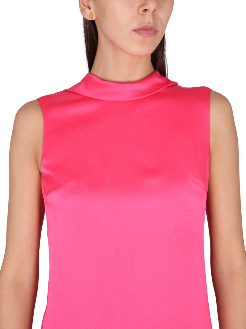 Long Dress With Ring Neckline