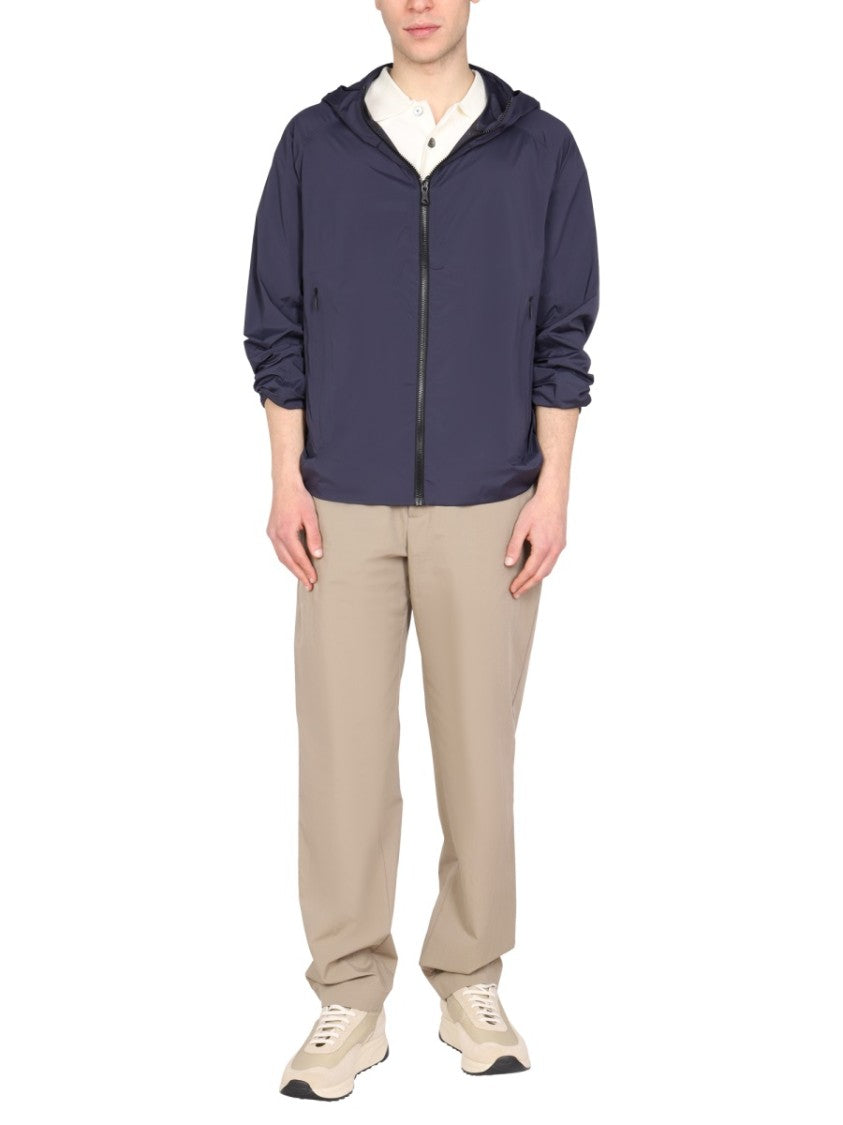 Tall Hooded Neck Nylon Jacket