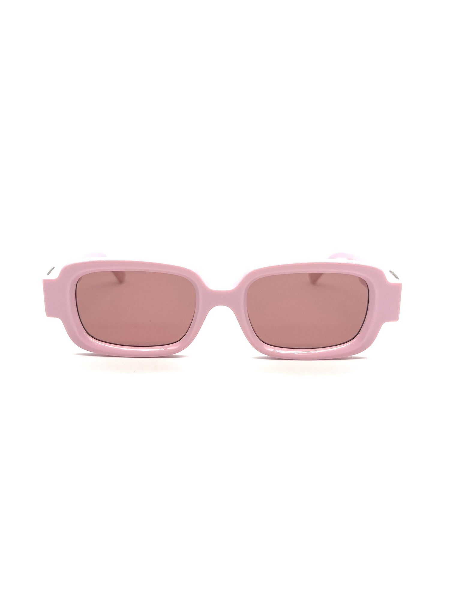 Rectangular Frame Pink and Purple Ambush Sunglasses