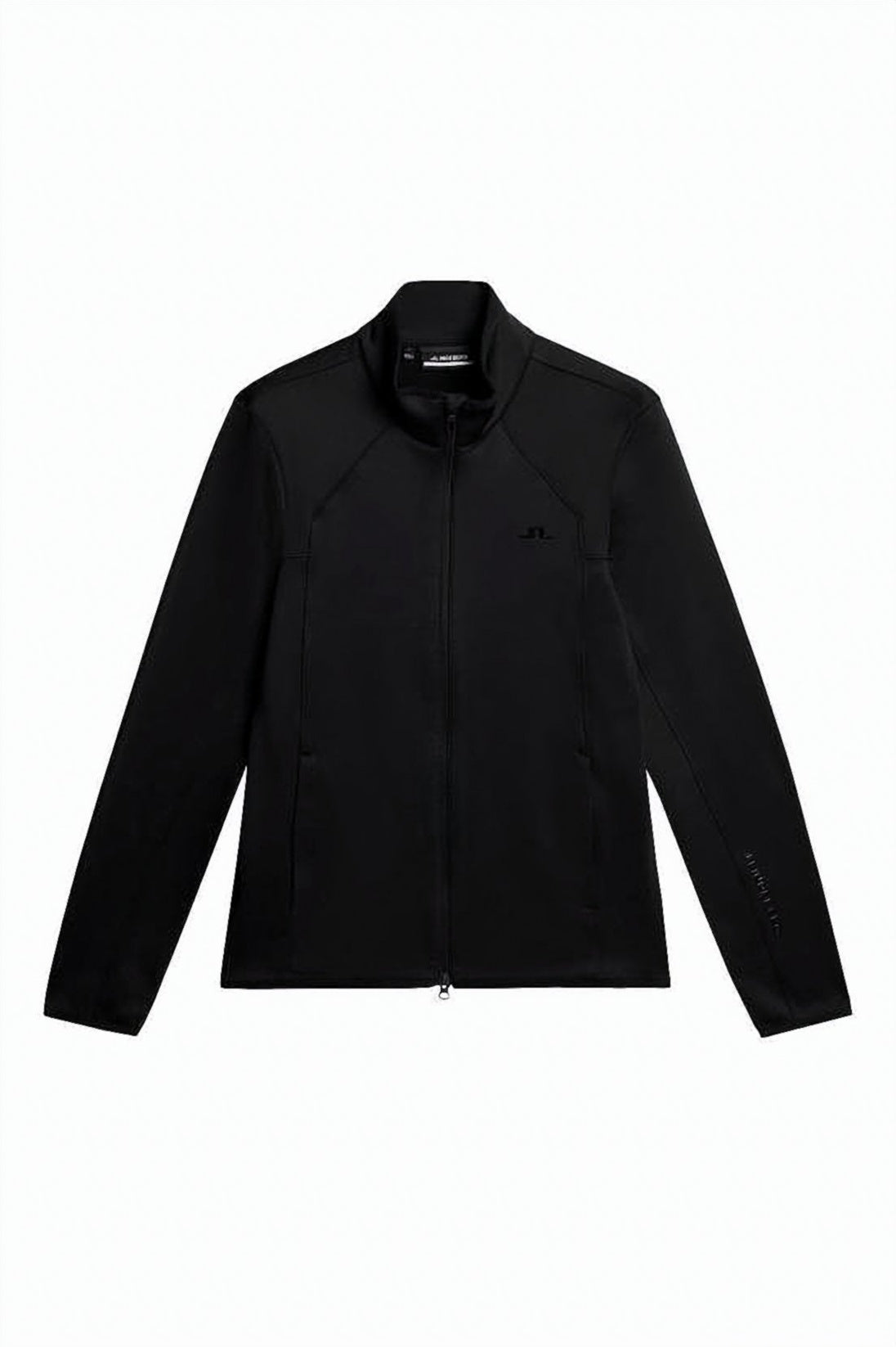 Fitted Black Zip-Up Jacket