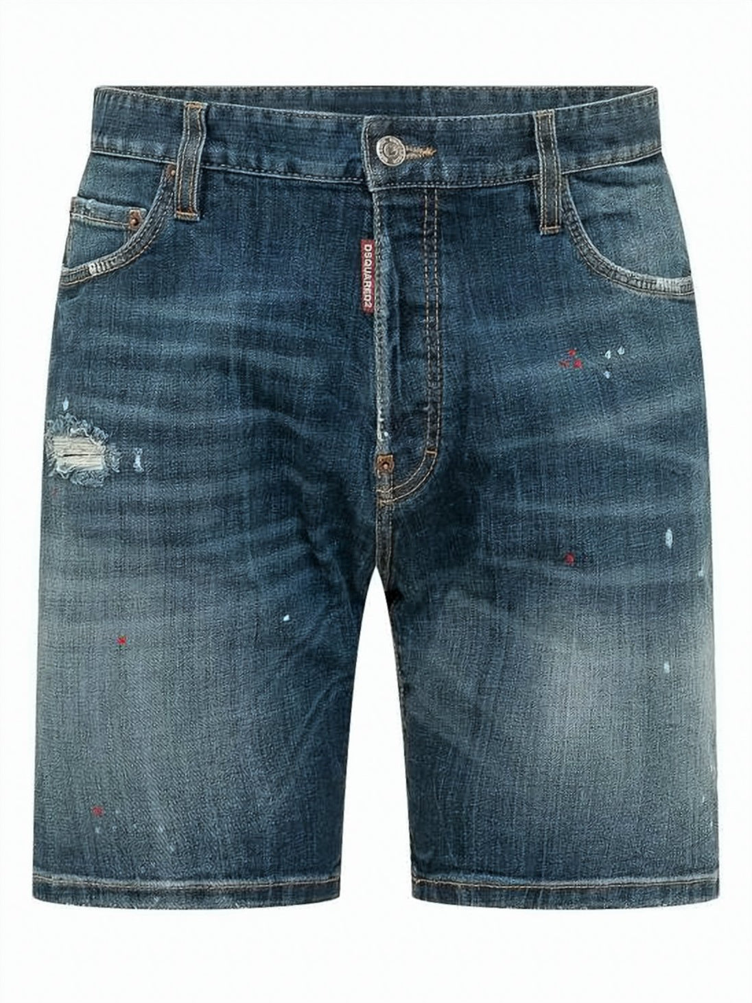 Denim Shorts with Vintage Wash