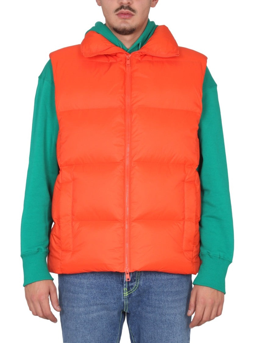 High Neck Puffer Vest