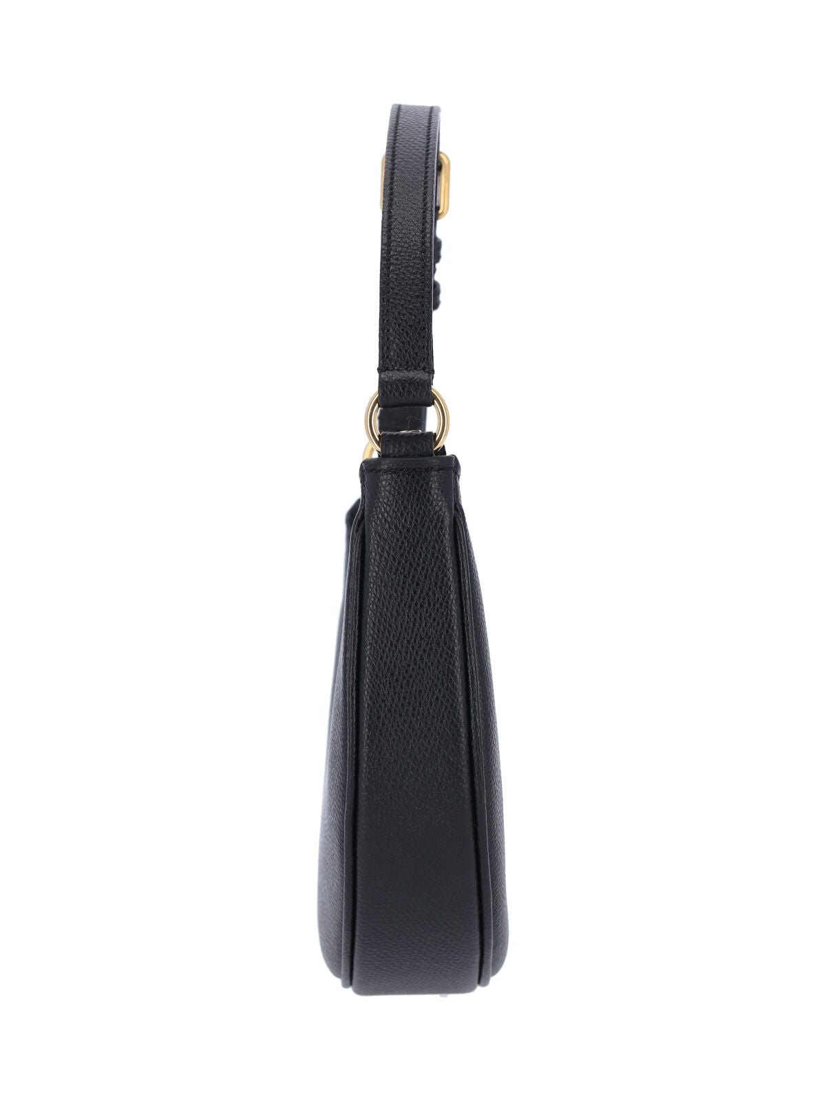 "Vlogo Signature" Mini Hobo Bag Black