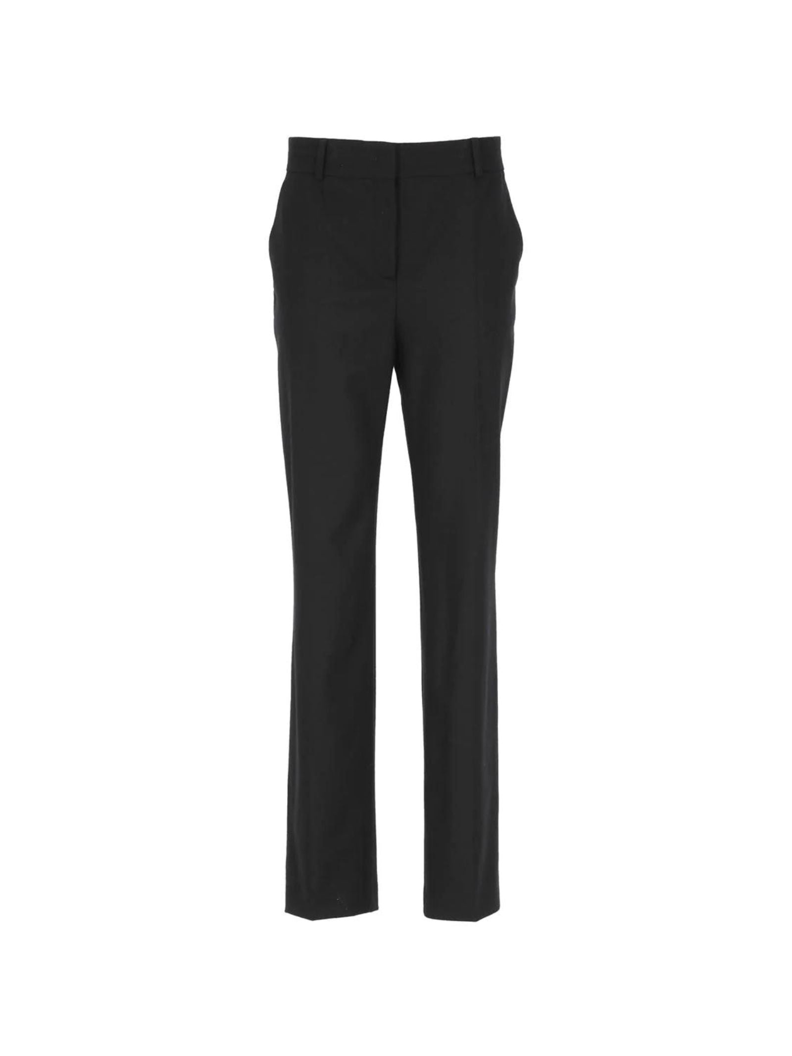 Black Straight Leg Trouser