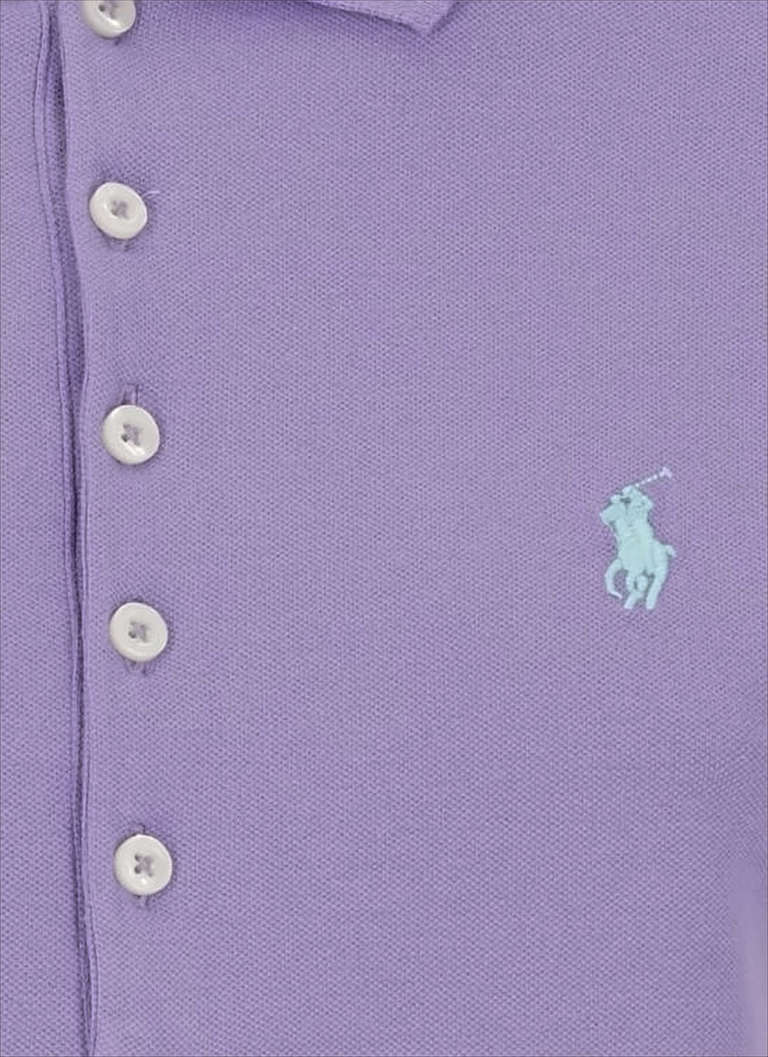 Textured Knit Purple Polo Shirt with Classic Collar
