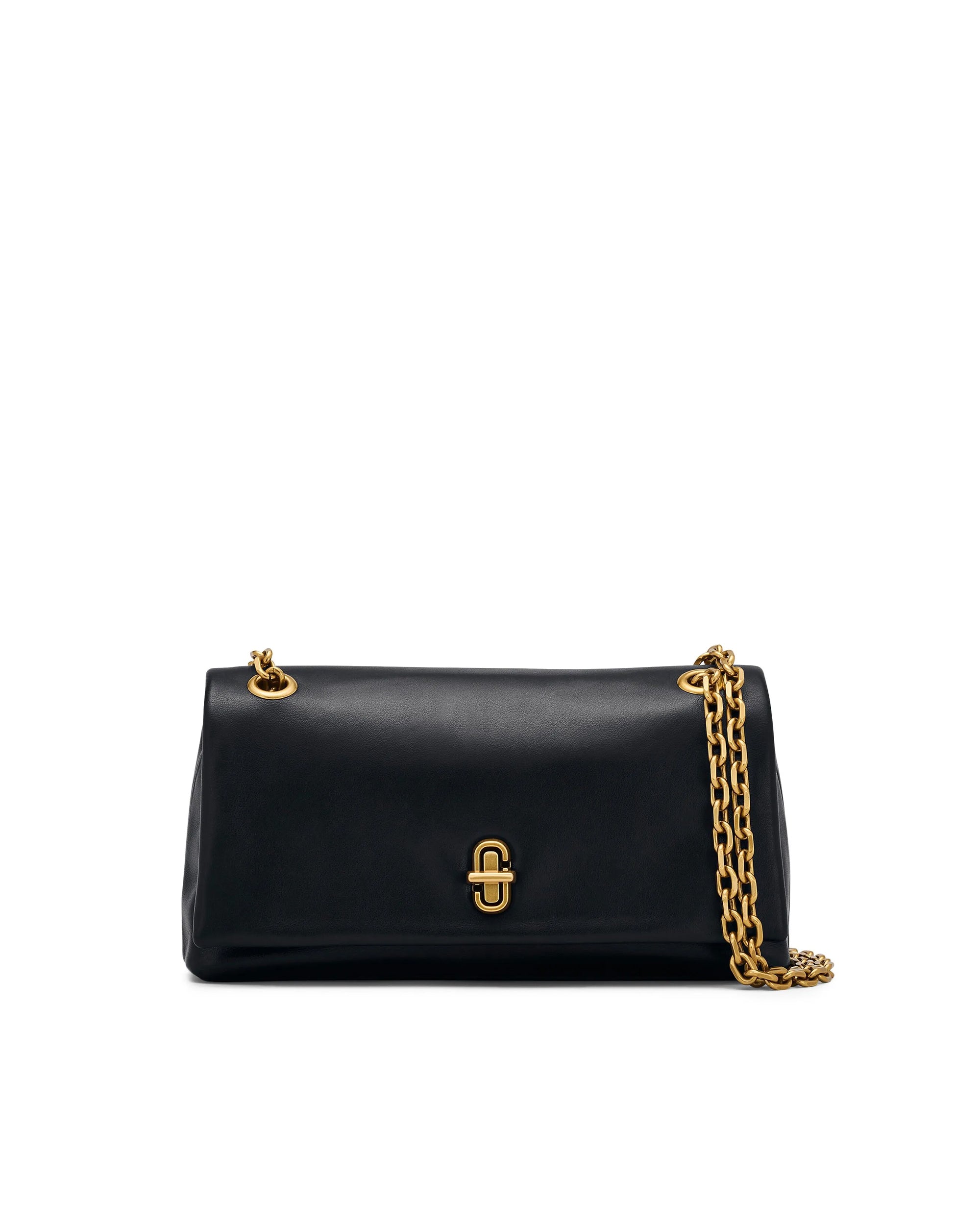 The Dual Chain Mini Bag Black Shoulder Bag