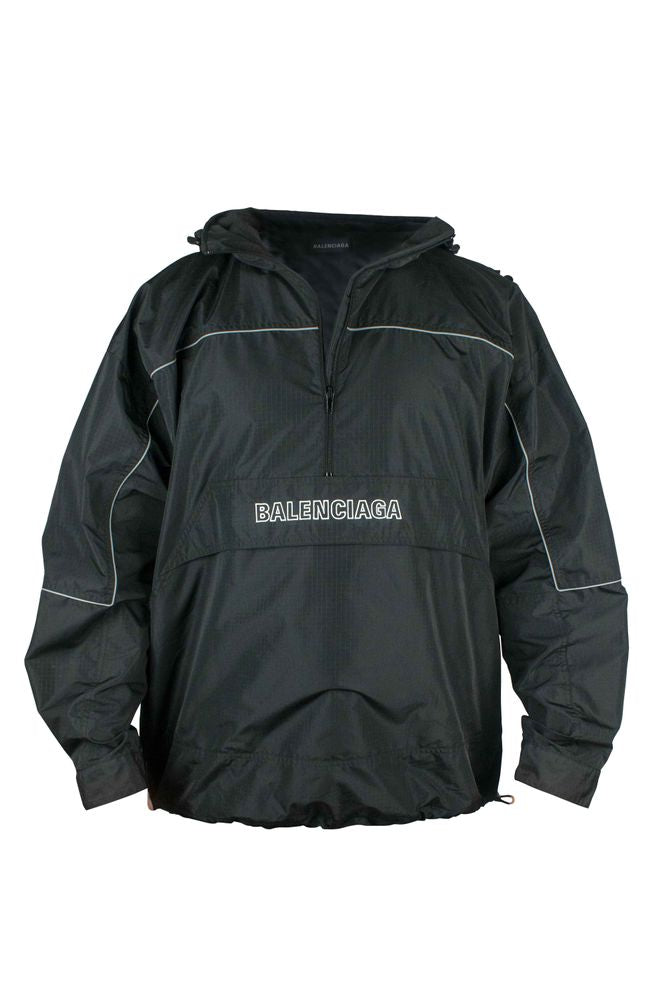 Waterproof Polyester Jacket With High Zip Collar