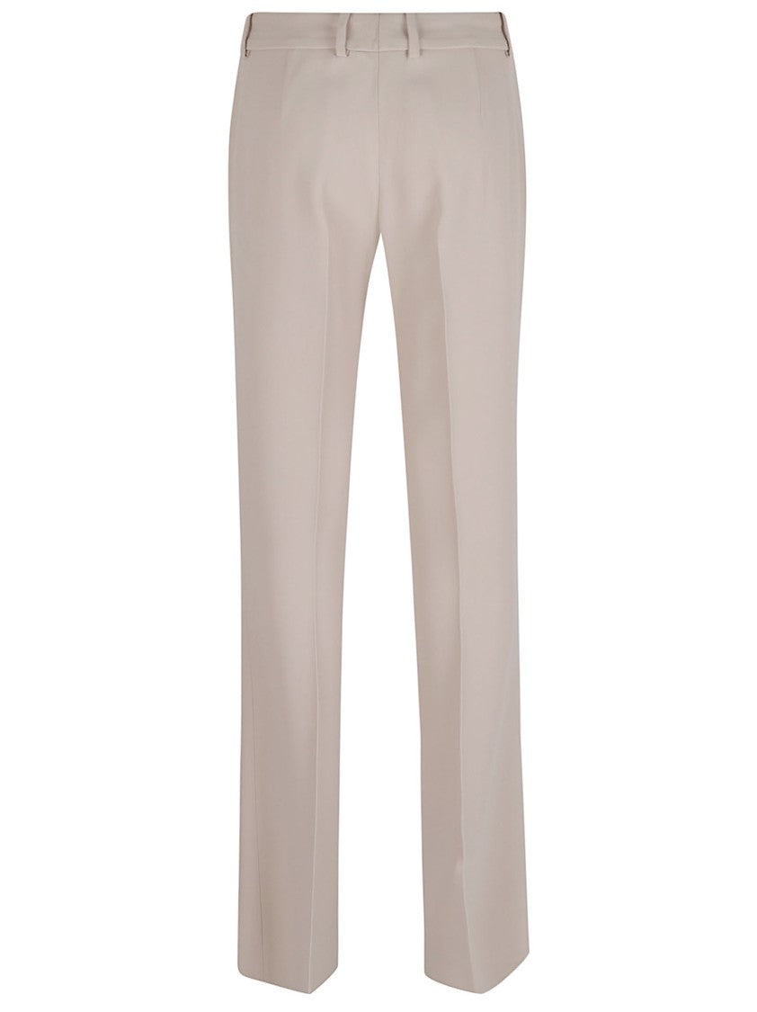 Straight-Leg Trousers With Subtle Pleats