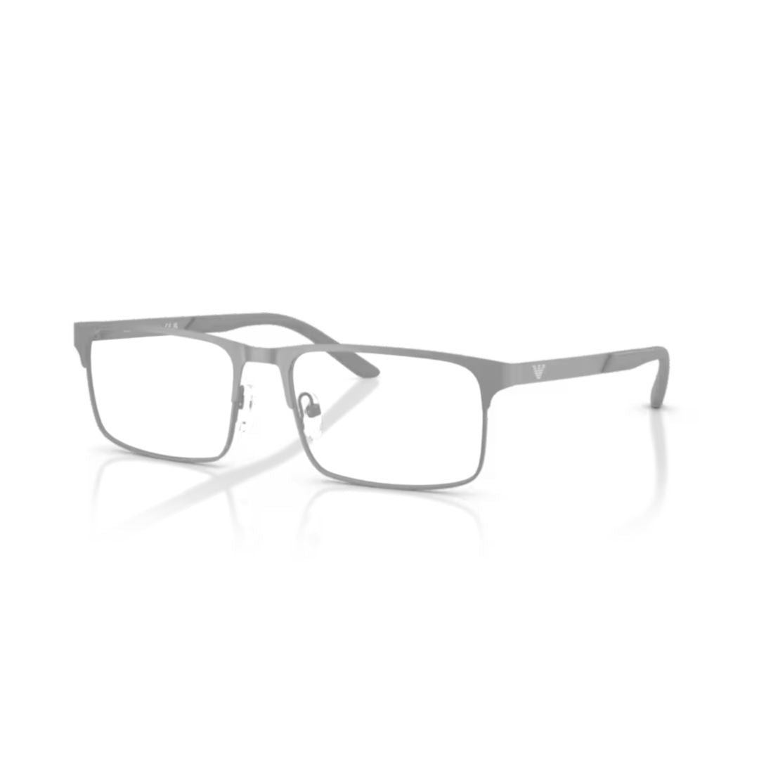 0ea1170 Rectangular Grey Eyeglasses with Thin Metal Frame