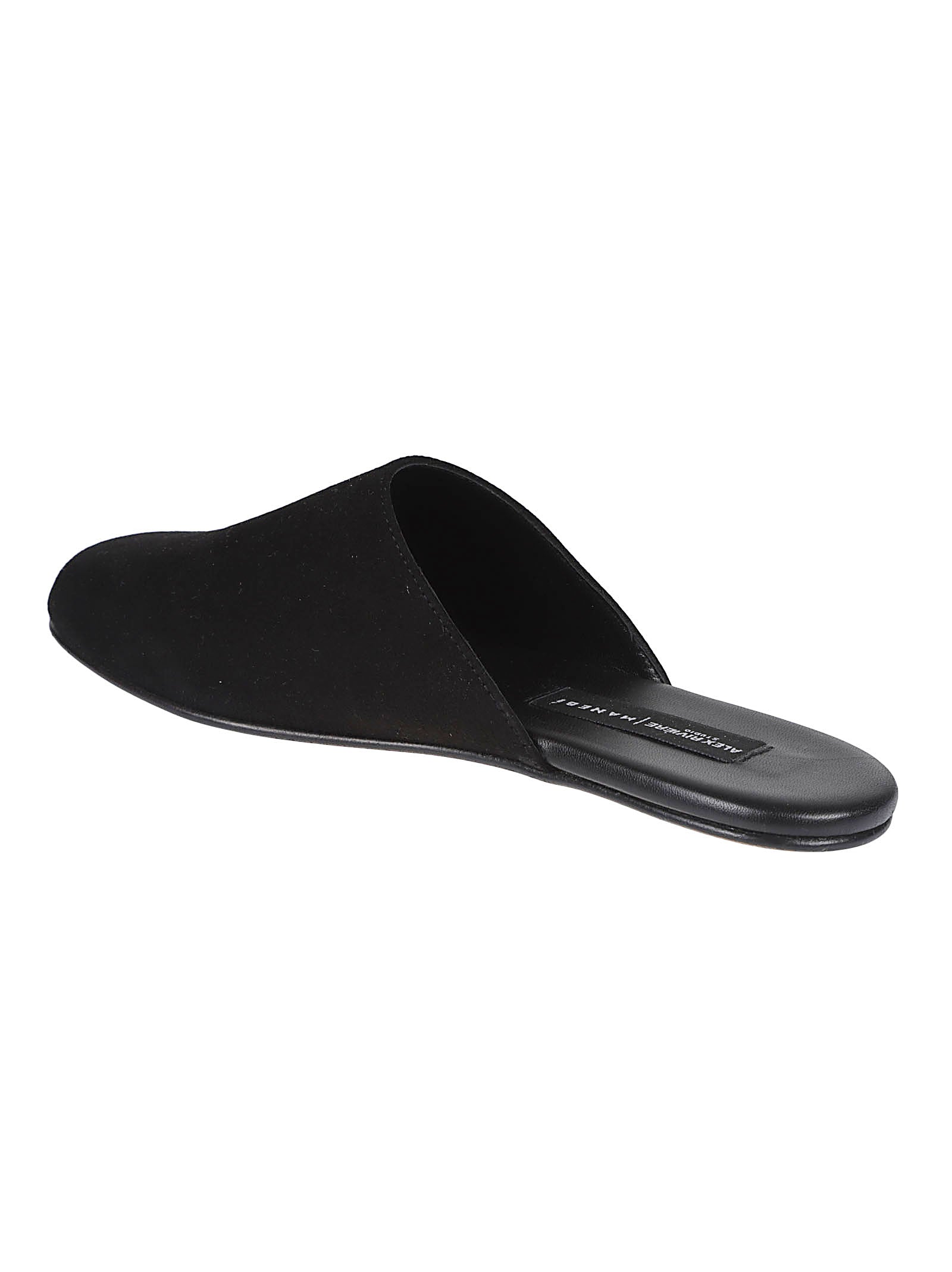 Minimalist Backless Black Flats