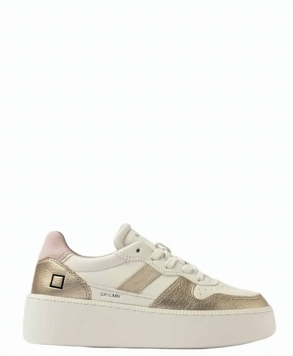 Court Platform Metallic Detail Sneakers