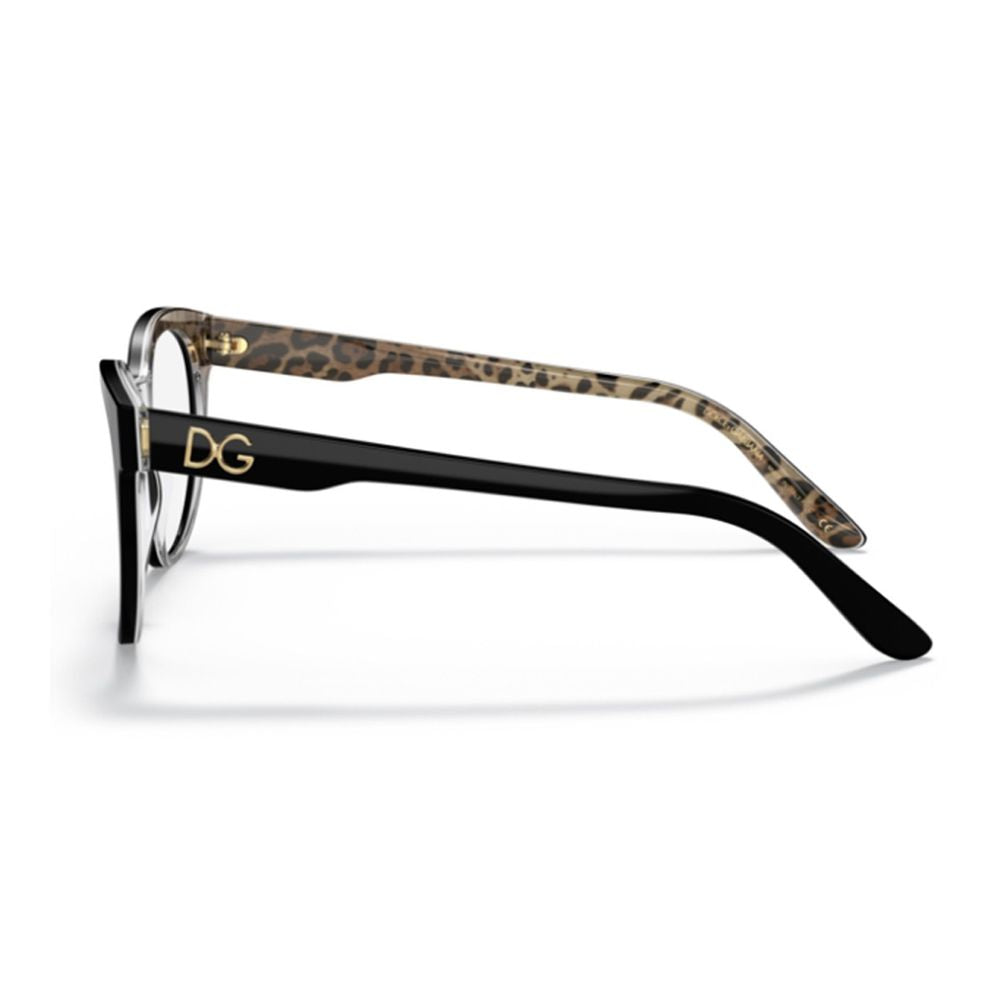 Dg3334 Geometric Round Frame Eyeglasses