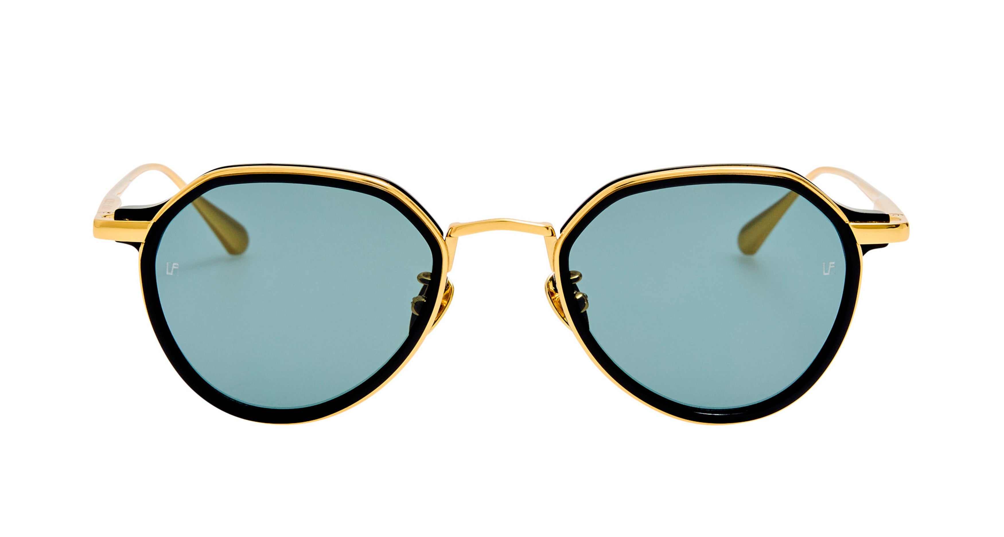 Lfl Geometric Octagonal Sunglasses in Gold-Tone Titanium