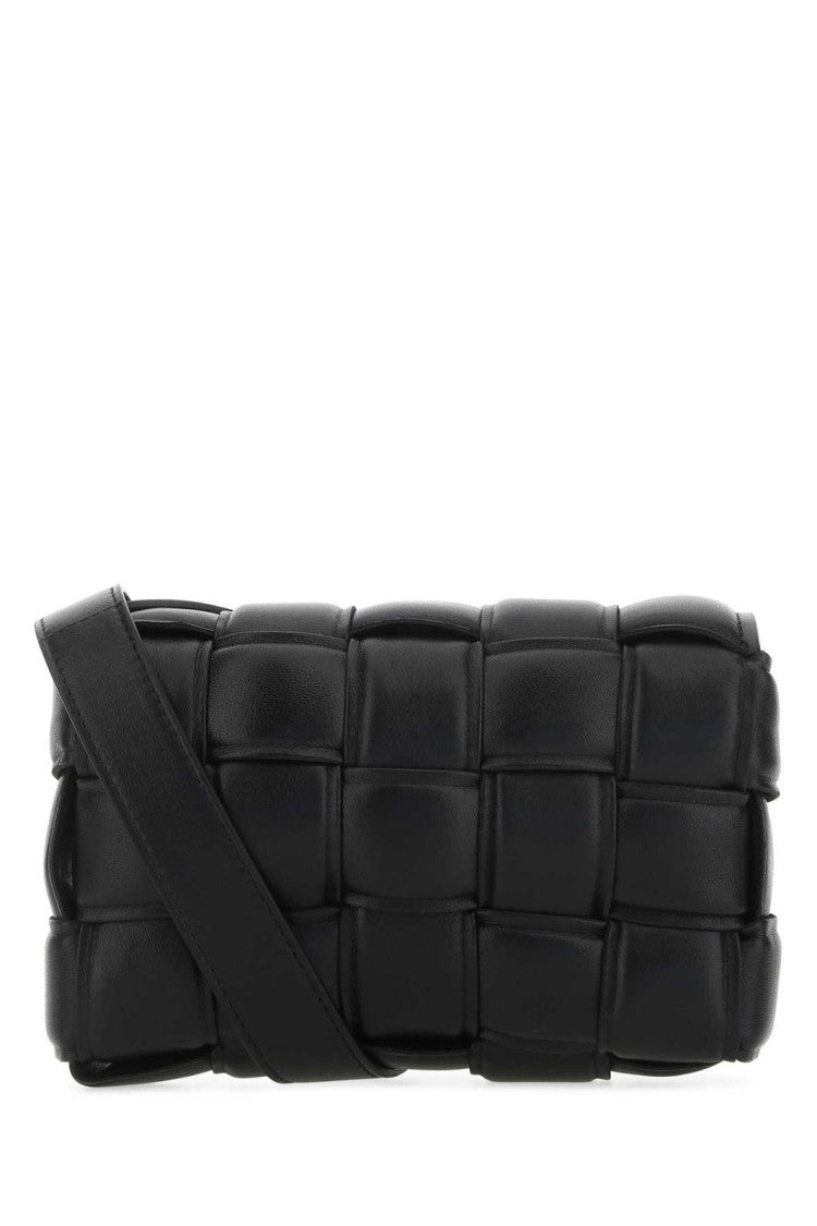 Padded Woven Shoulder Bag