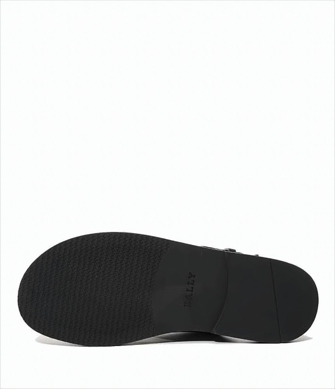 Cross-Strap Leather Sandal