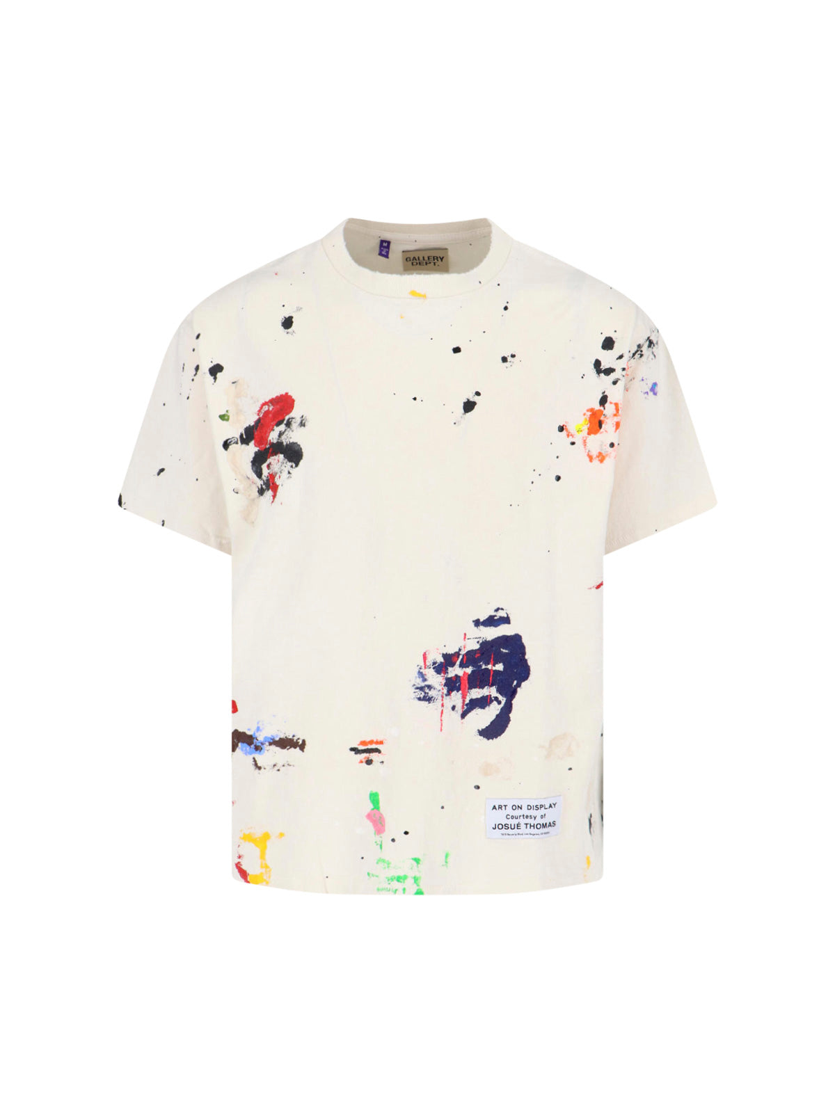 Cream Art On Display Abstract T-Shirt