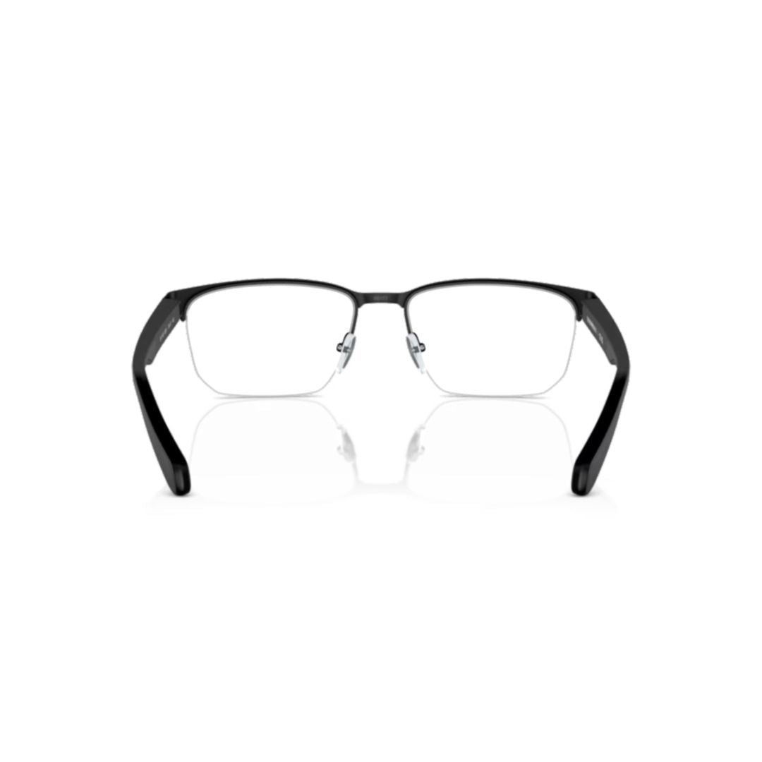 0ea1162 Rectangular Half-Rim Metal Eyeglasses with Matte Finish
