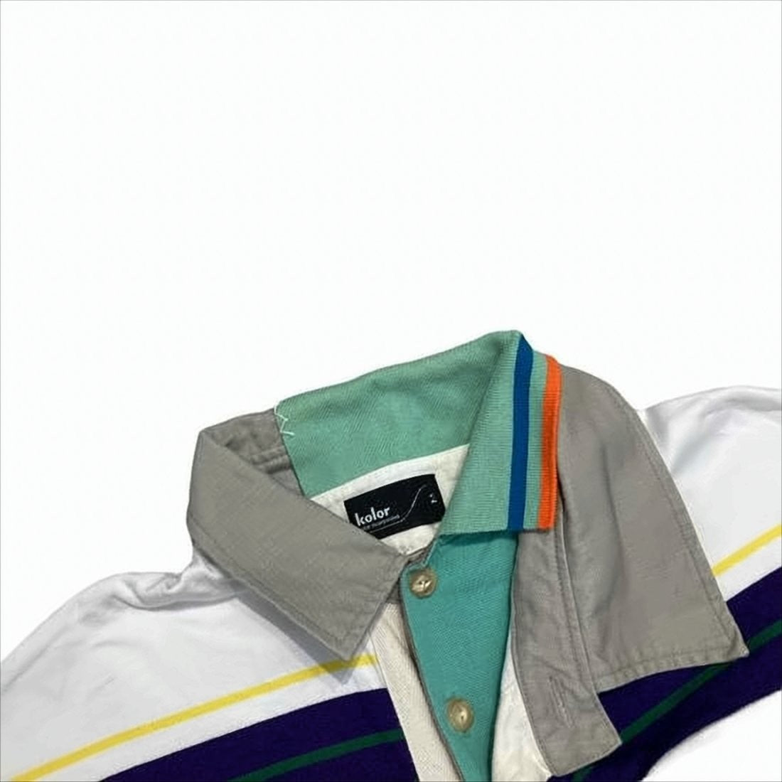 Bold Striped Cotton Polo Shirt