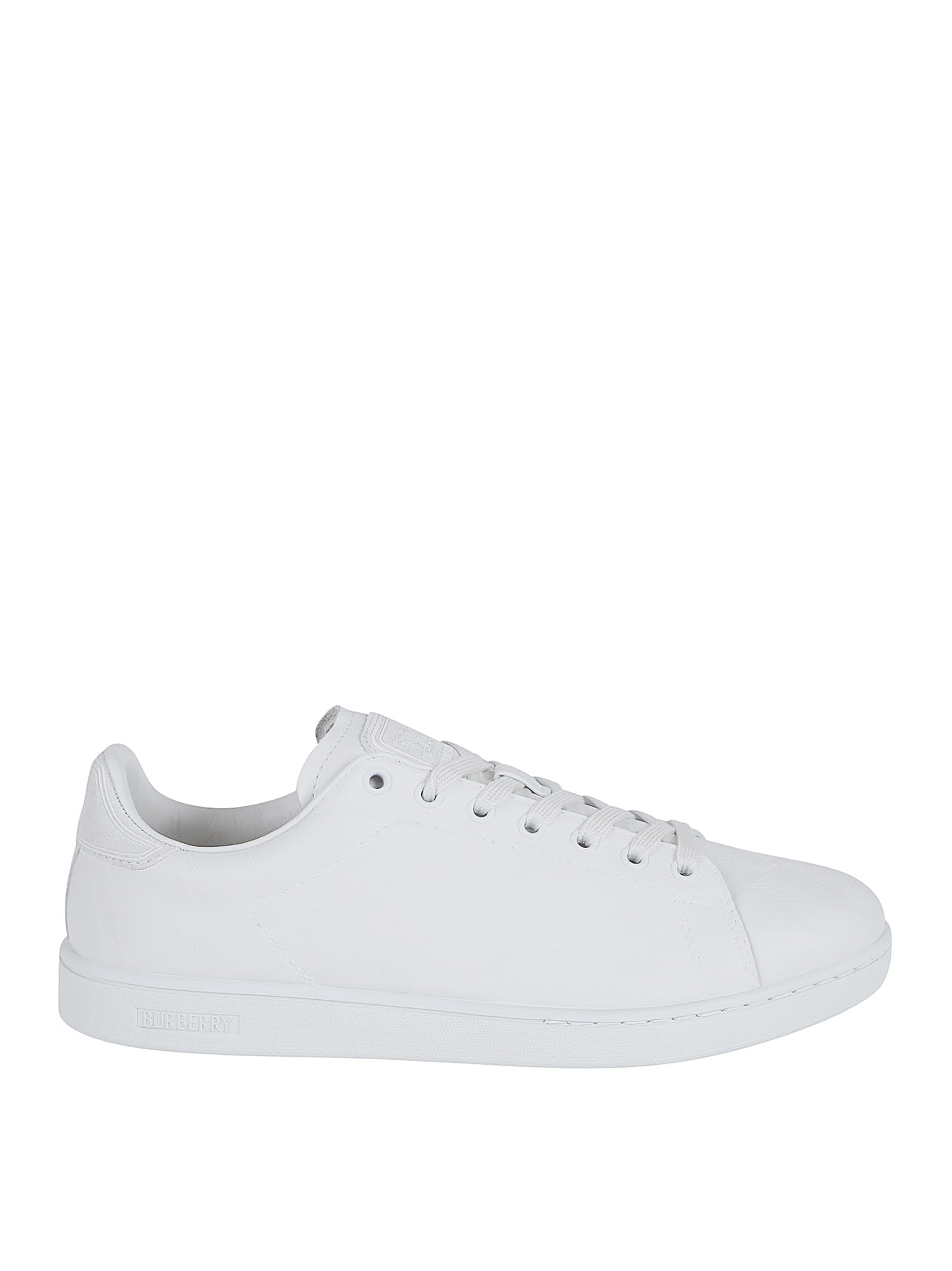 Refined White Leather Sneakers