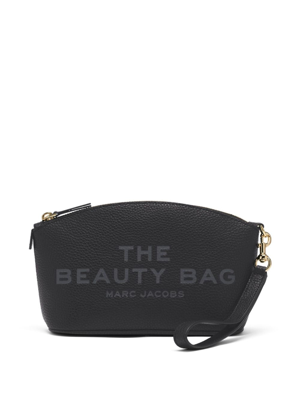 Textured Black Handbag with Detachable Strap