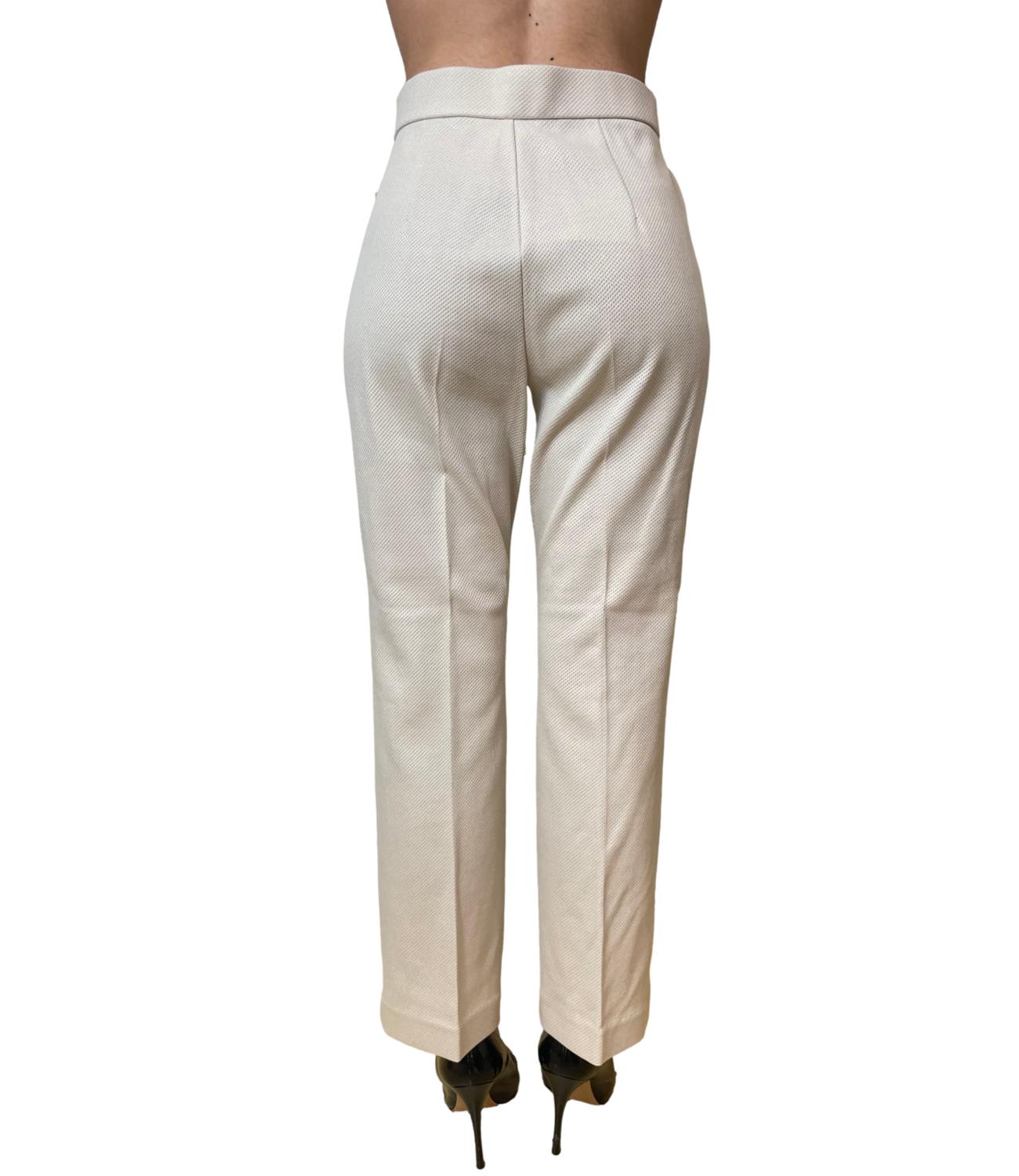Ivory White Mmlcaliffo Polyamide Trousers