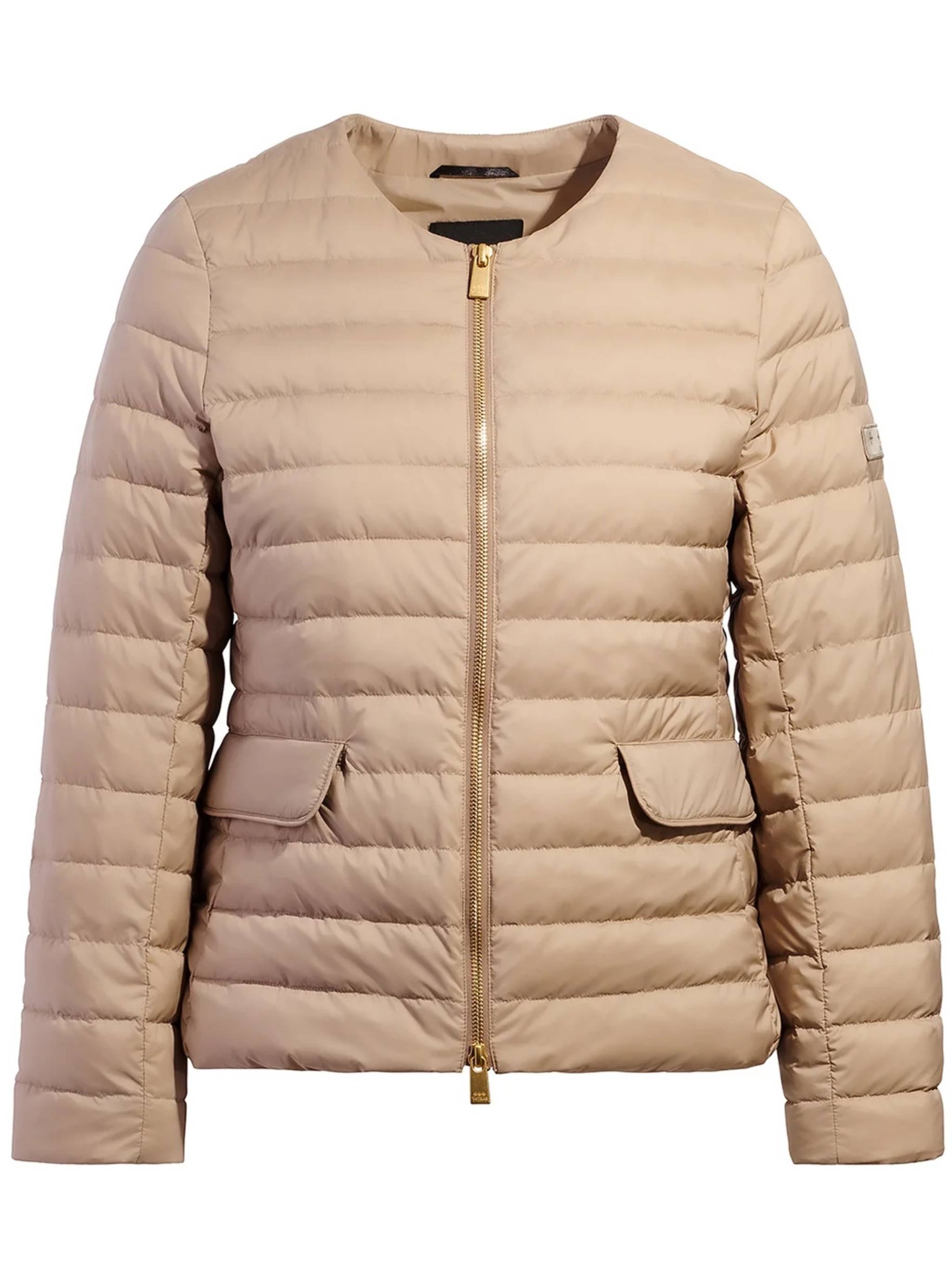 Black Noko Quilted Lightweight Nylon Jacket