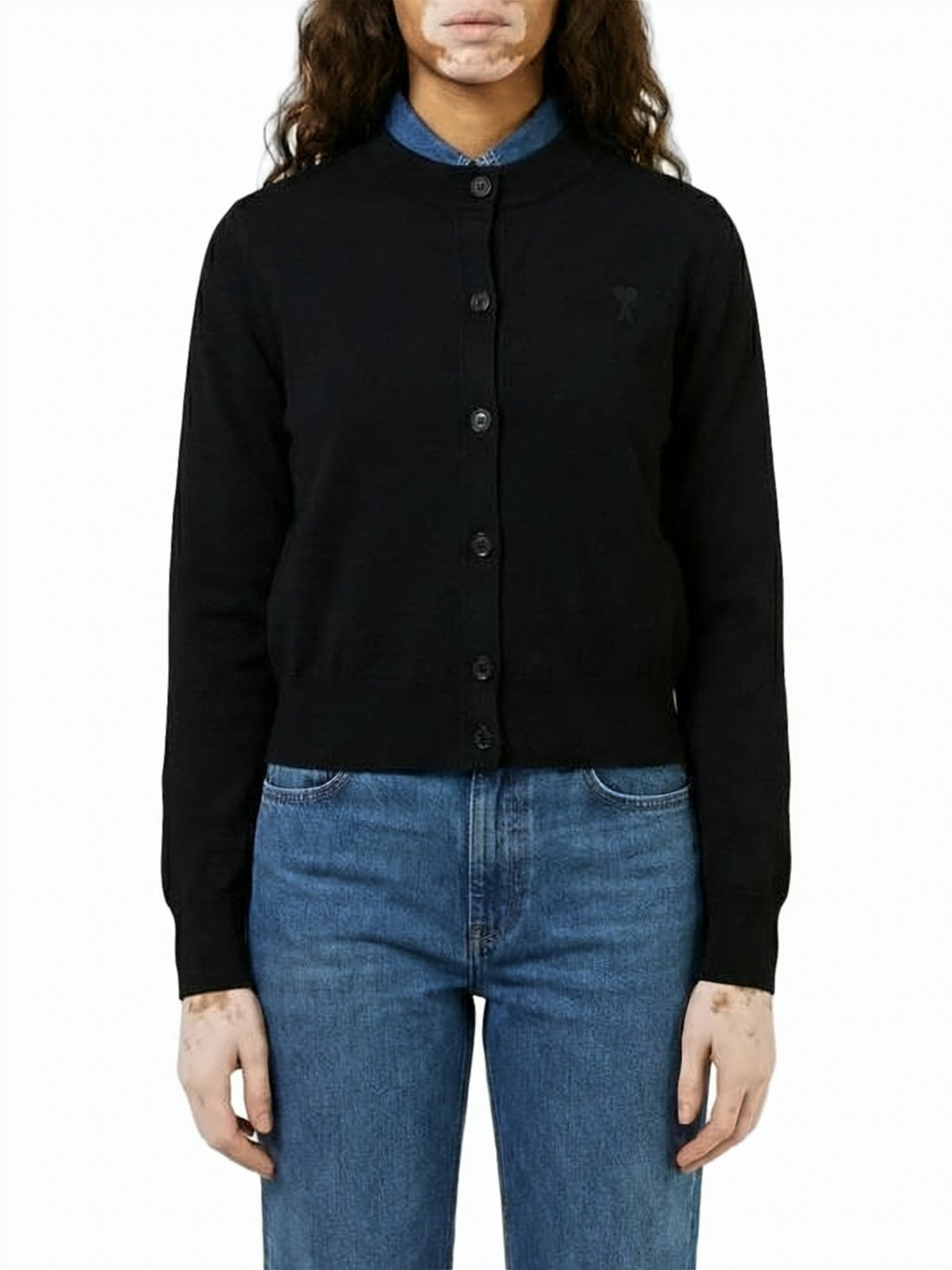 Button-Down Wool Cardigan