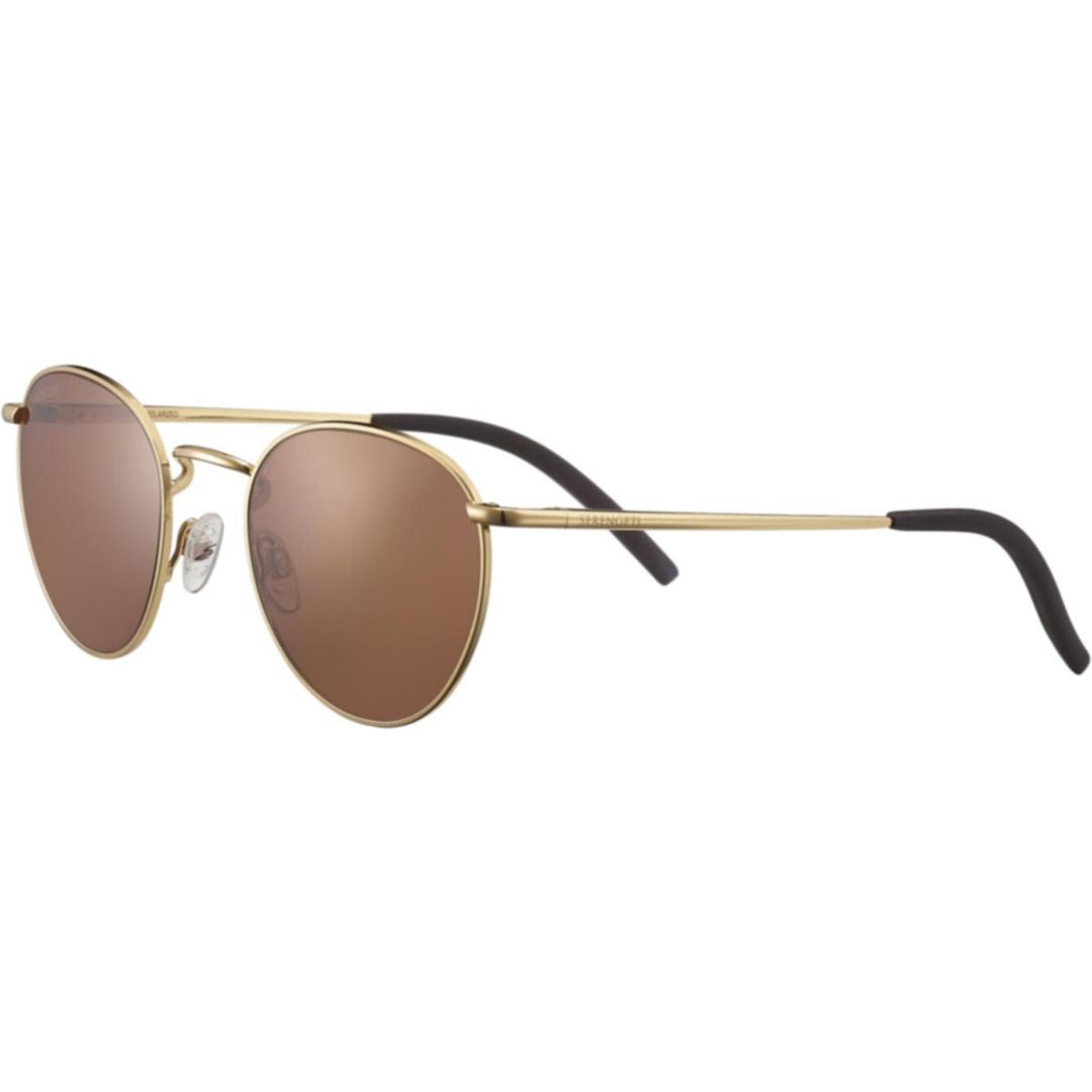 Hamel Round Frame Sunglasses with Double Bridge Design