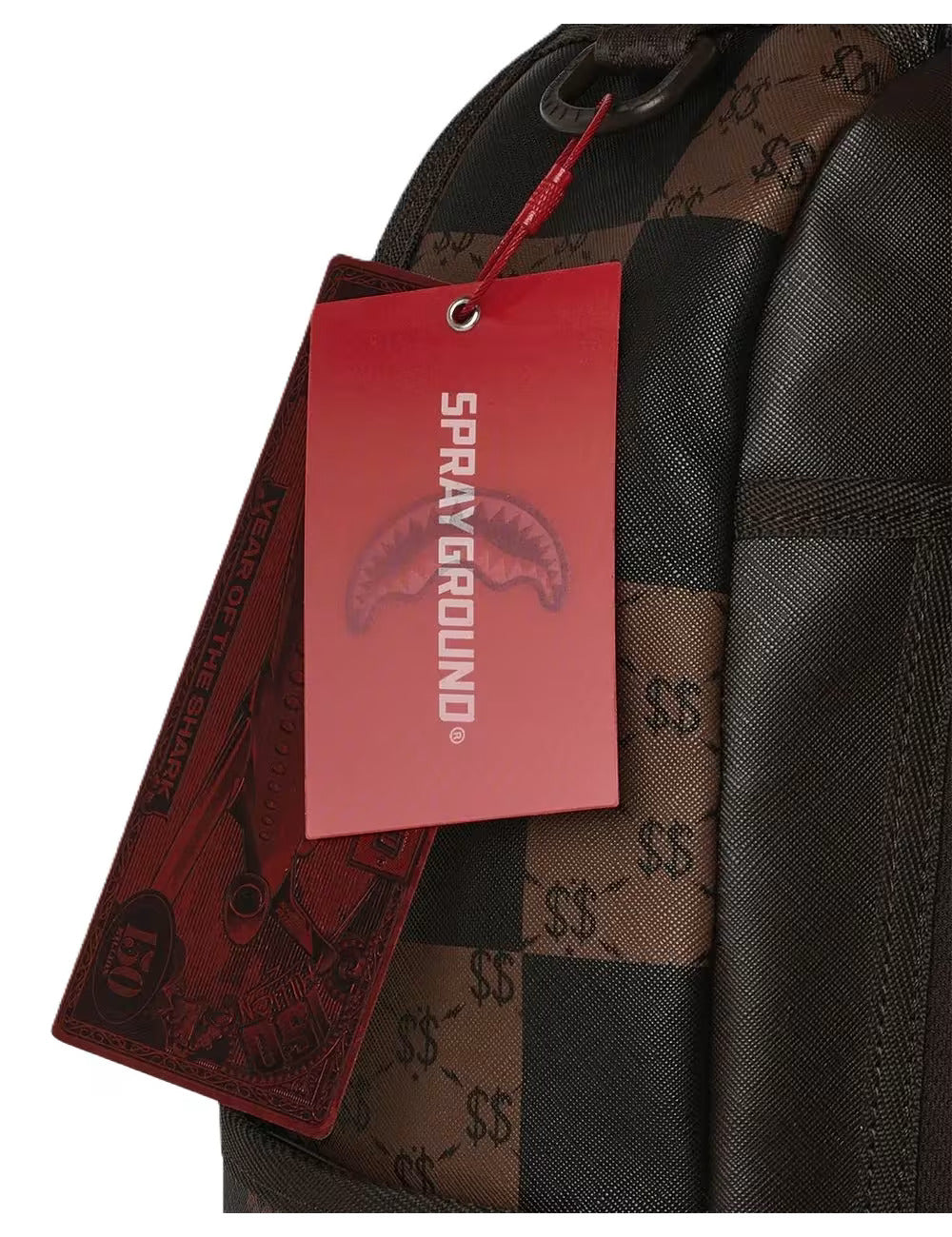 Enlarged Checks Paris Backpack