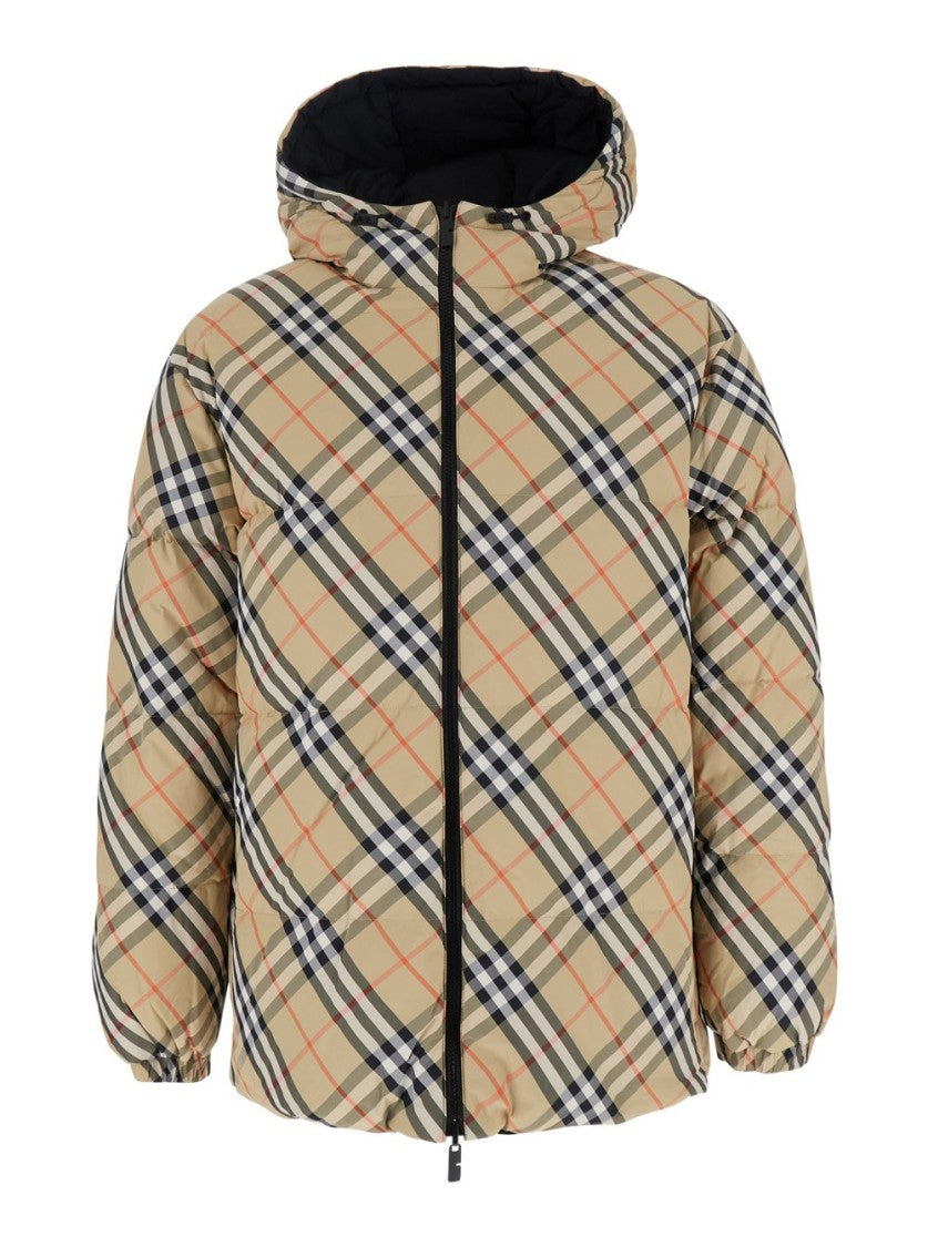 Quilted Check Pattern Jacket