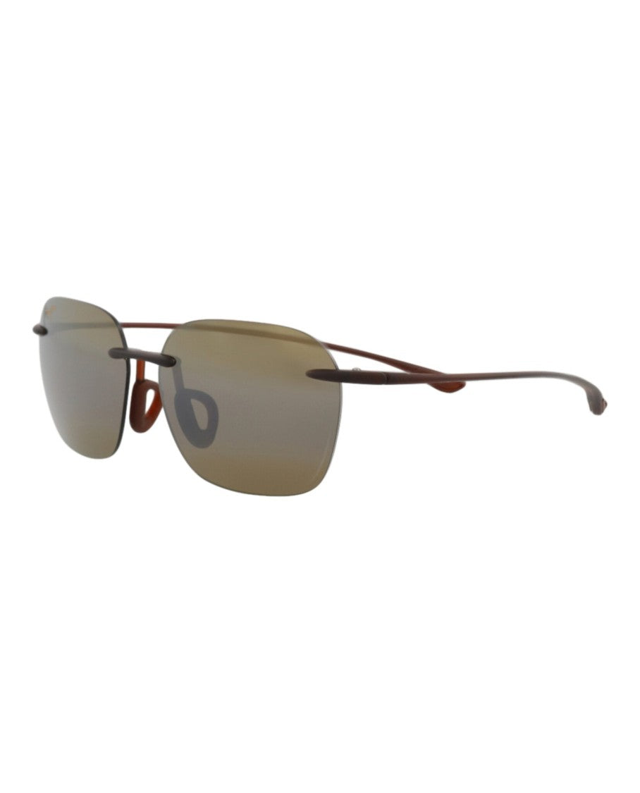 Square-Frame Nylon Sunglasses