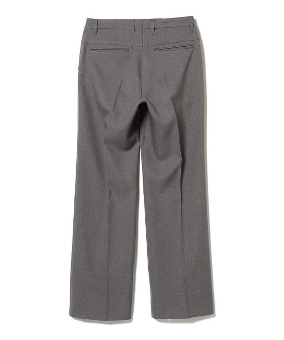 Semi-Wide Grey Trousers With Straight Silhouette