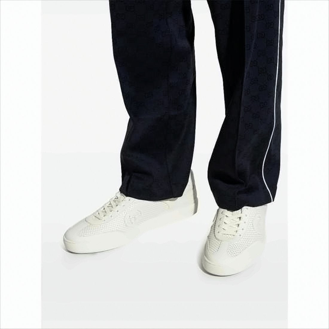Perforated Leather Low-Top Sneakers