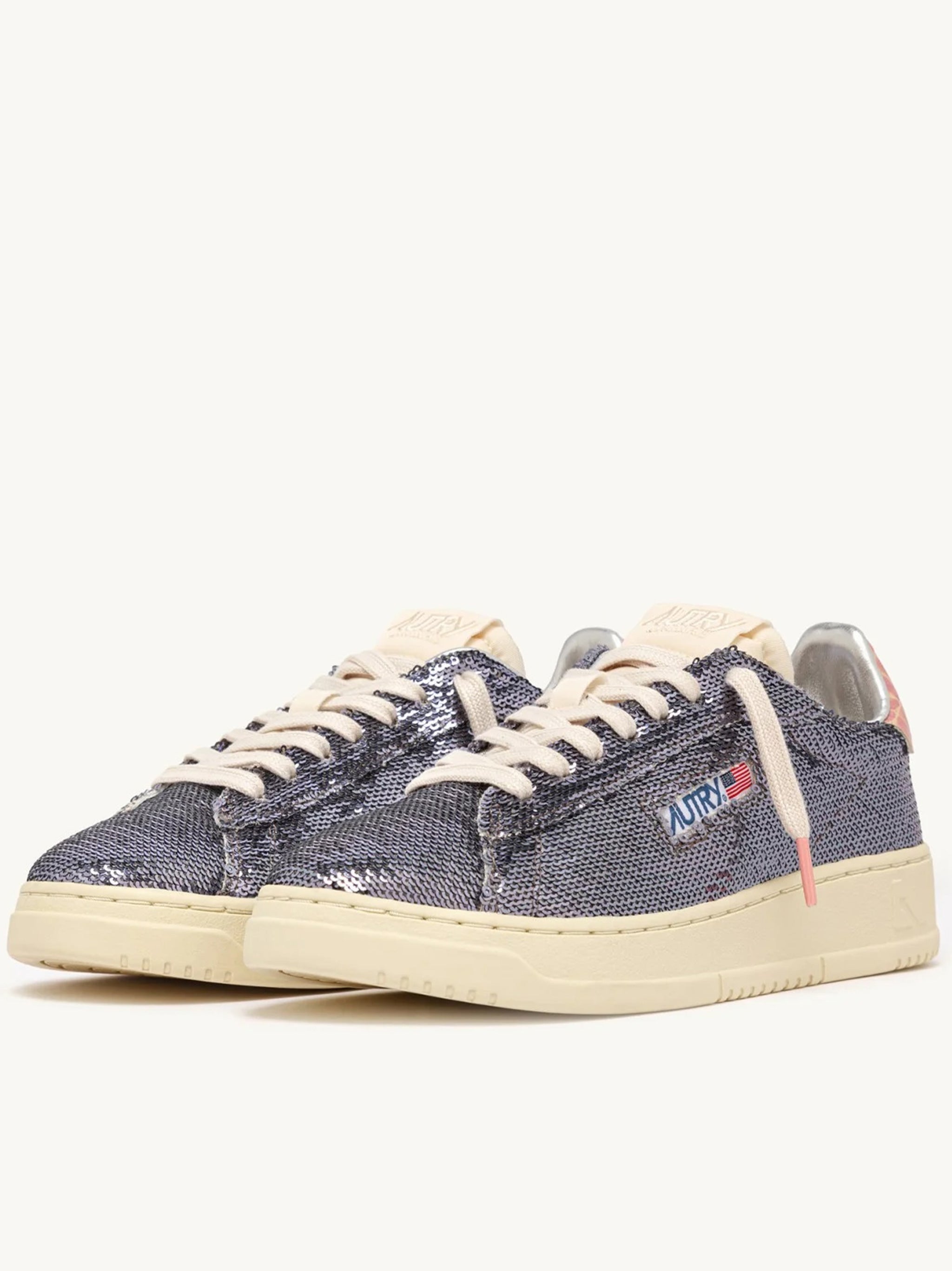 Metallic Dallas Low Sequin Sneakers