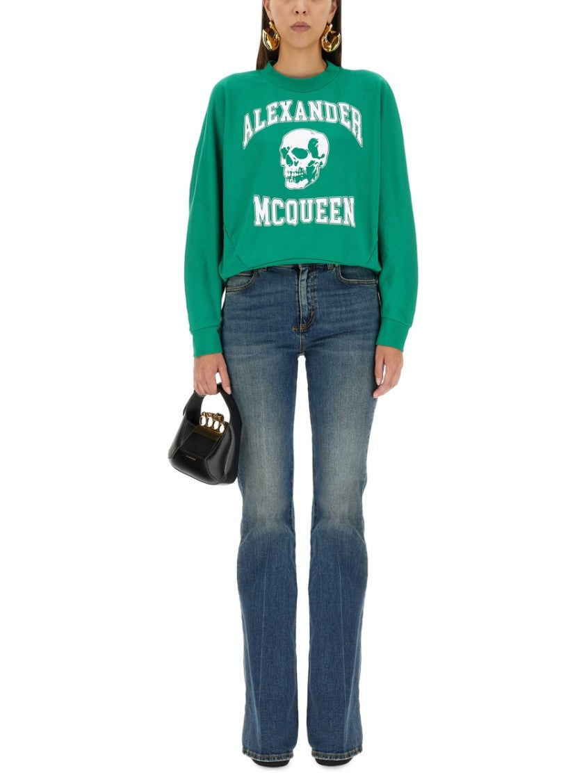 Varsiity Skull Sweatshirt