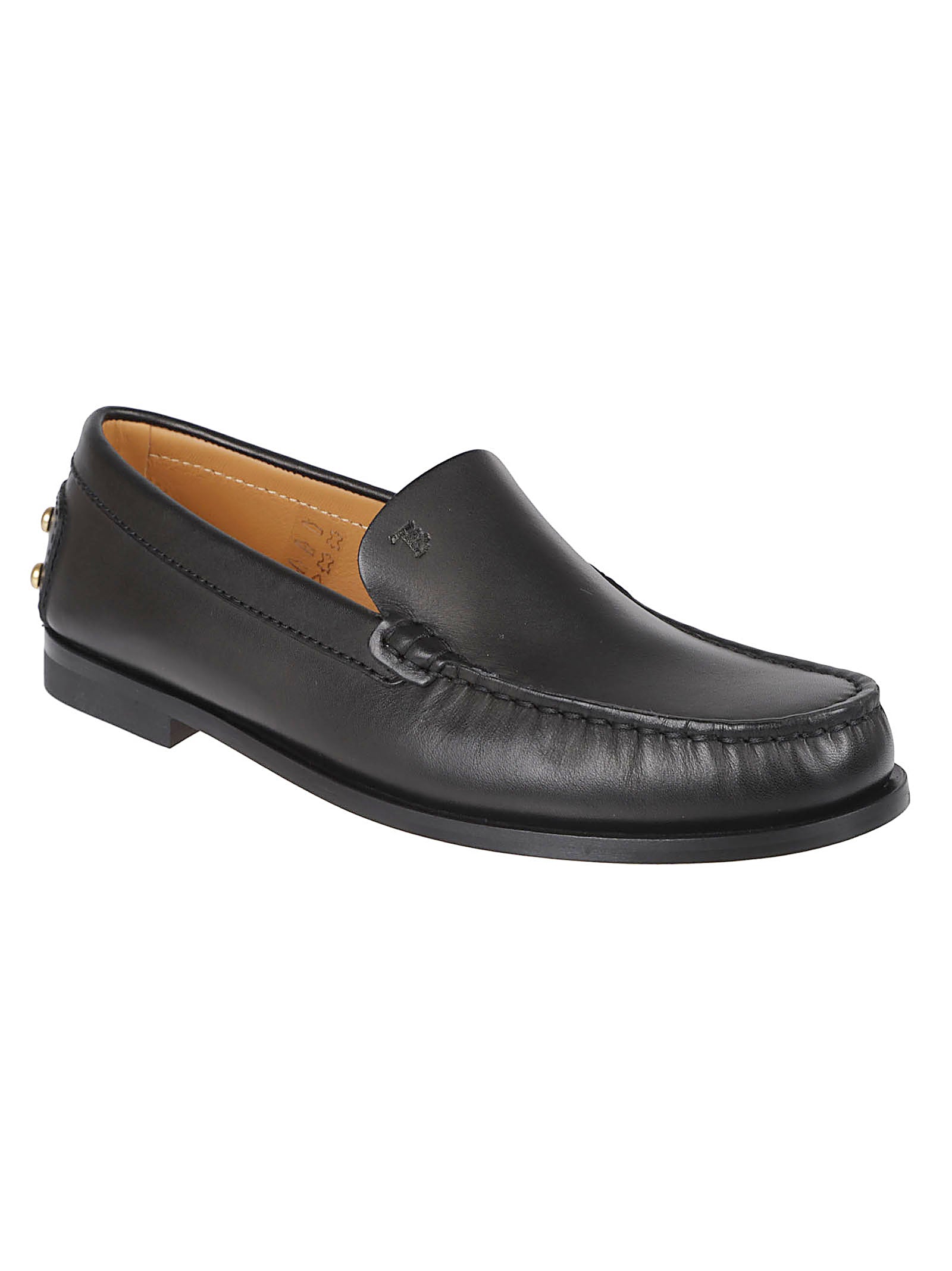 Moccasin Flat Shoes With Hand-Stitched Detailing