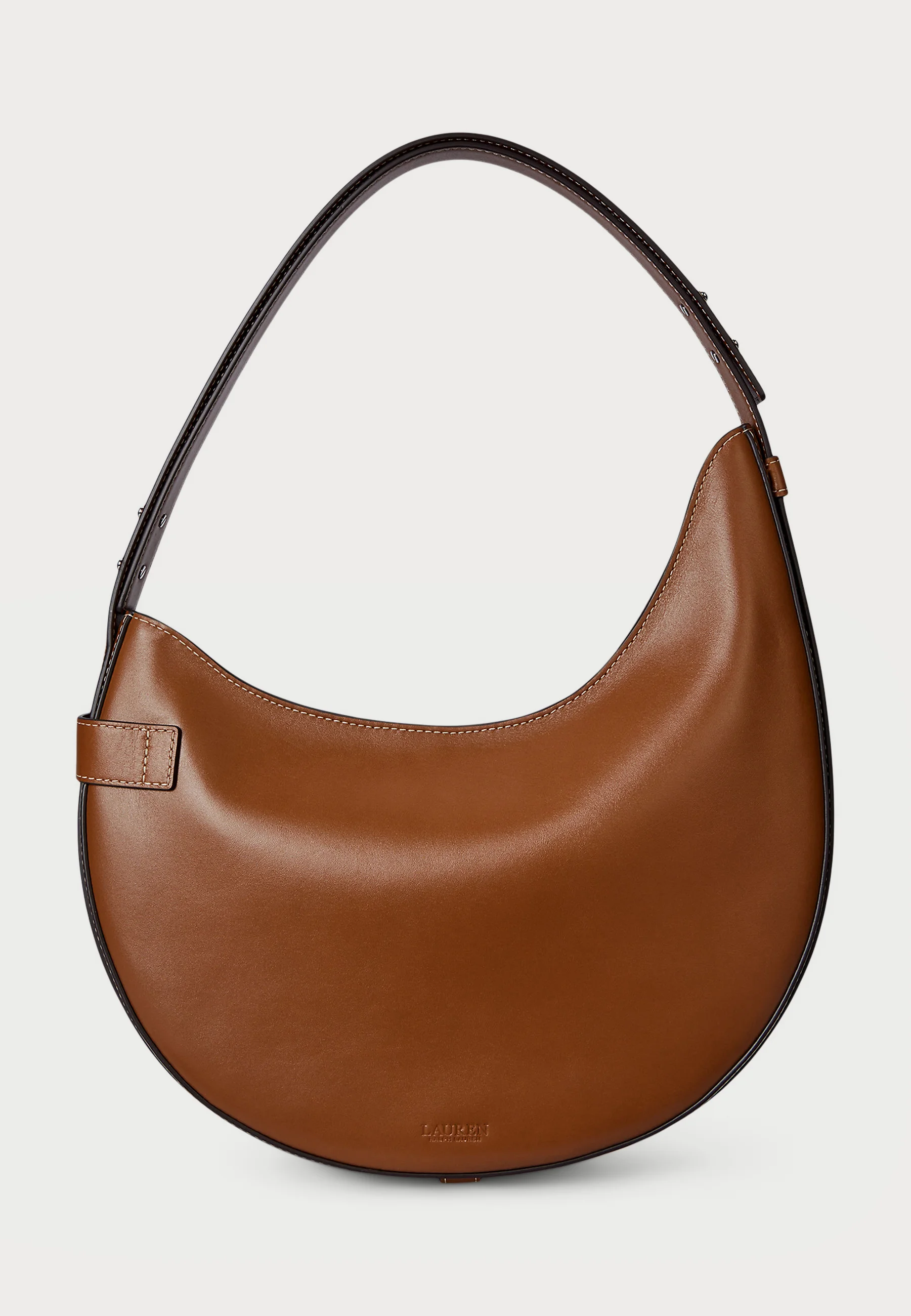 Brown Tasha Large Rattan Shoulder Bag