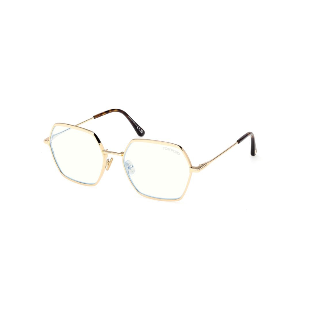 Ft6050-B Geometric Metal Frame Eyeglasses