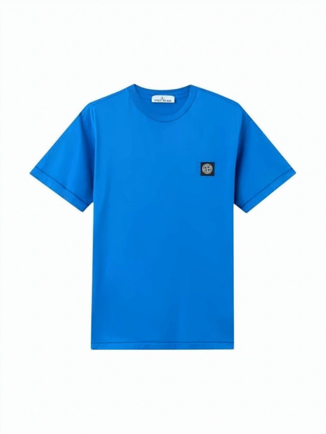 Smooth Cotton Jersey Slim-Fit T-Shirt with Rectangular Patch