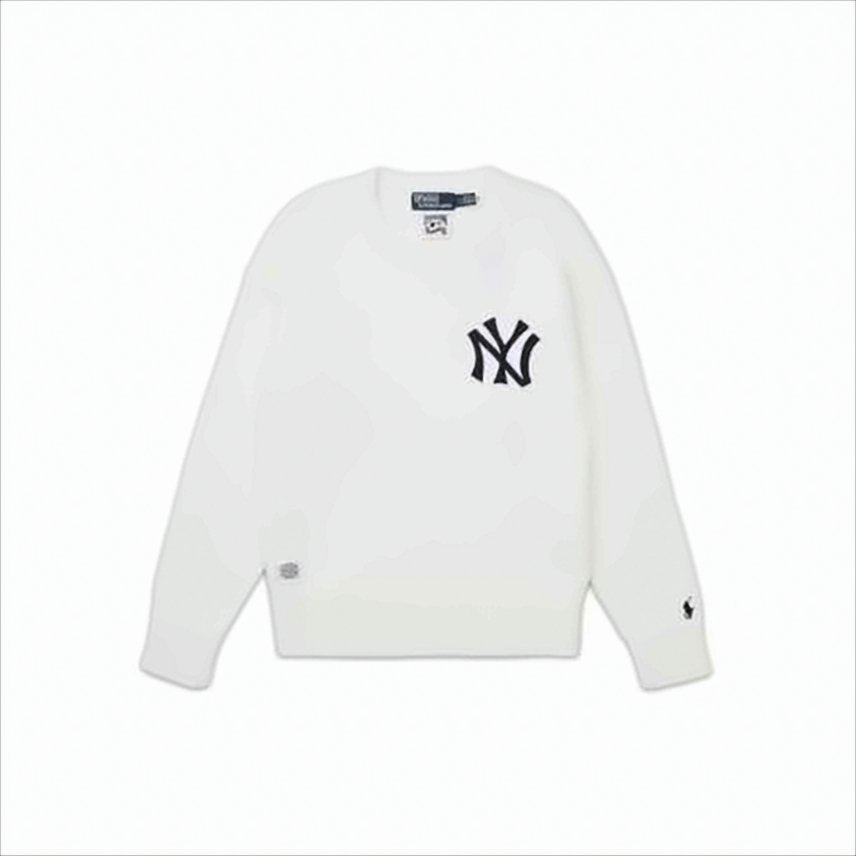 Ribbed Knit Classic Crewneck Sweater