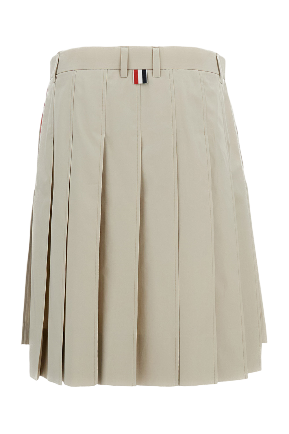 Cotton Pleated Skirt