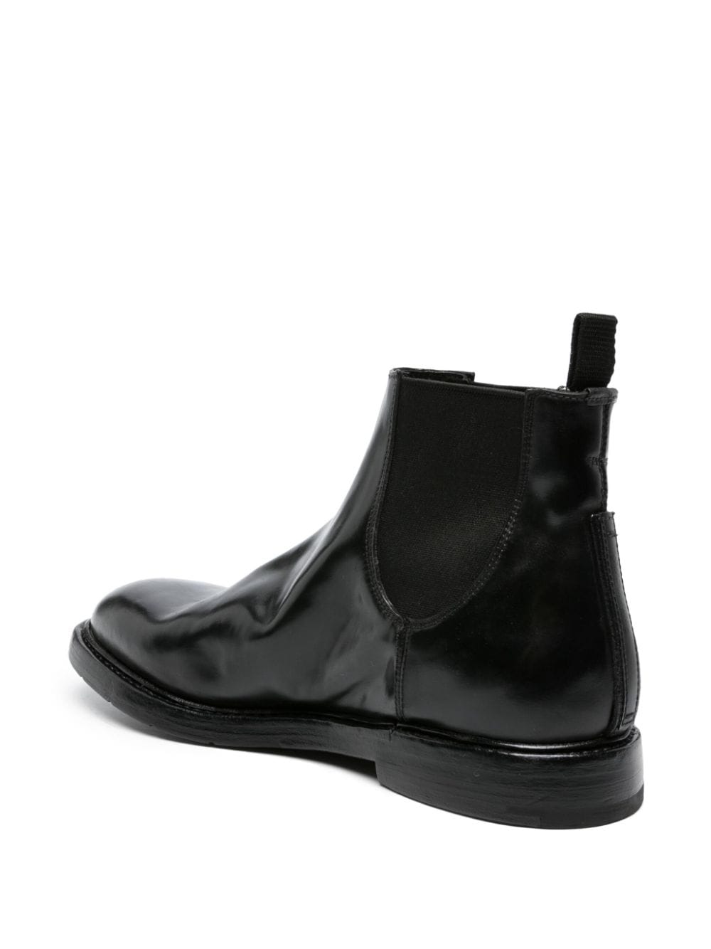 Ankle-Length Slip-On Shoes with Elasticated Panels